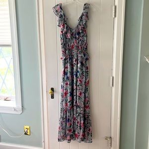 NWT ASTR The Label Aqua and Green Sleeveless Dress